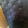 Navy Blue Velvet Double Bed Image 2