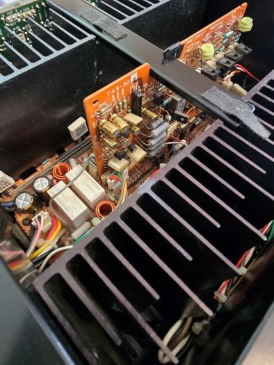 Jvc A-x9 Hi-end Power Amplifier New Capacitors Only One In Europe