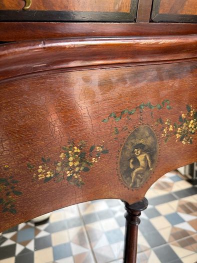 19th Century Polychromed Mirror