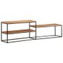 TV Cabinet 180x30x50 cm Solid Acacia Wood Image 4