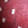 Curtains/Fully Lined .. Colour: Rich Red .. Size: 90in Wide  x 72in Long .. Now Heavily Reduced Image 5