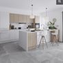 light oak slab kitchen doors Image 4