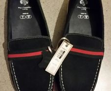 BNWT Size 2 -  Were 30 Euro - A Lovely Navy Pair of Paul Costelloe Living Suede Loafer - #