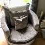Sofa and swivel Chair Image 2
