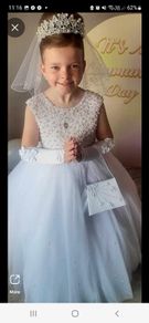 Stunning girls communion dress fury godmother