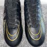 Black & Gold Football Boots Image 5