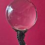 Crystal/glass ball and metal dragon stand. Image 3