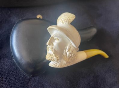 antique collection of clay  pipes