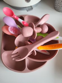 Free baby feeding bowl and cutlery