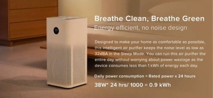 Xiaomi Smart Air Purifier Alexa & Google Assistant