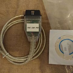 Vag Can PRO diagnostic software and OBD2 scanner cable CD. unwanted stuff house clearance sale.