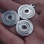 Irish Newgrange Sterling Silver Pendant Set And Bracelet (36 grams) Image 5