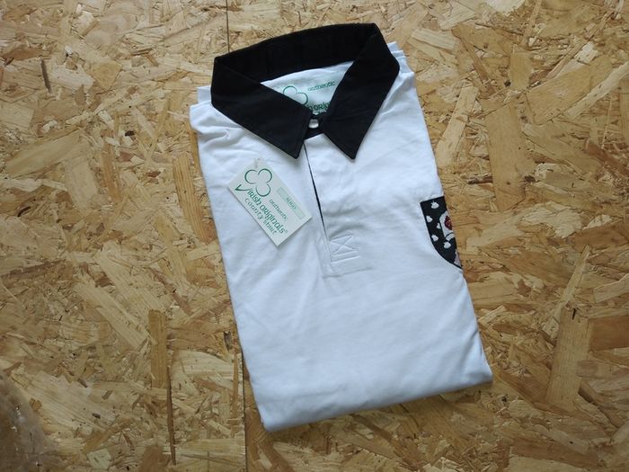 NEW Retro XXL Sligo GAA Jersey Polo Shirt Long Sleeve Longsleeve White BNWT Brand New With Tags Sligeach Connacht GAA Gaelic Football