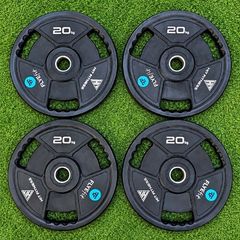 Hit Fitness Rubber Radial Olympic Weight Discs | 4 x 20kg