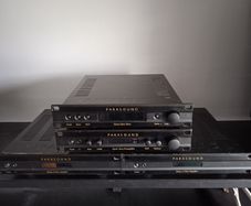 Parasound stereo preamplifier Zpre two mono stereo power amplifier Zamp and Ztuner