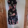 Size 10 Black Floral Dress Image 2