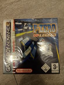 GBA Sealed Red Strip FZero GP Legend