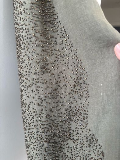 Massimo Dutti beaded midi dress