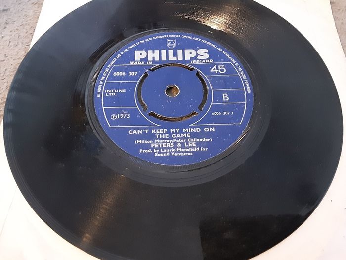 irish pressed single,  Peter's and lee