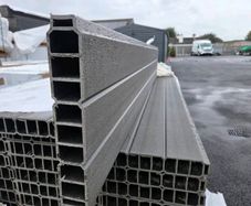 Composite fencing panels