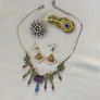 Box of Necklace Earrings Brooch and Diamonte Clip Image 3