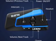 main image for ad Motorcycle Bluetooth Helmet Headset Intercom 1600M Wireless BT