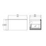 Cersanit Vanity Unit Lake Stone + Basin 80cm Image 4
