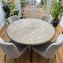 Round solid oak dining table (120cm diameter) Image 2