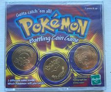 Pokemon 2000 Battling Coin Game Sealed box