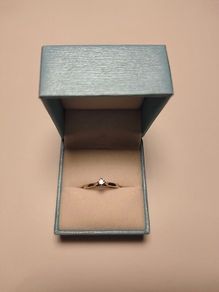 Genuine engagement ring
