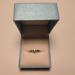 Genuine engagement ring