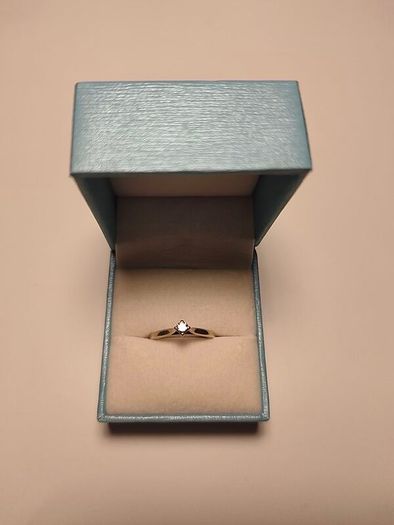 Genuine engagement ring