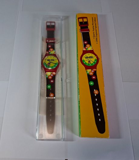 Vintage M&M Brand Collectors Watch New Old Stock
