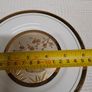 24 k gold Chokin decorative plate duck and plum blossoms Image 3