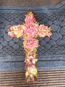 antique porcelain Cross.