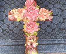 antique porcelain Cross.
