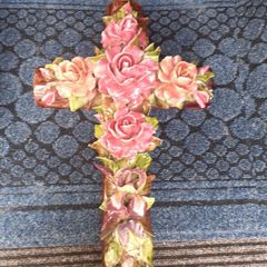 antique porcelain Cross.