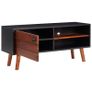 TV Cabinet 110x35x50 cm Solid Acacia Wood and MDF Image 2