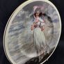Vintage Fenton cabinet plate, Christmas gift Image 3