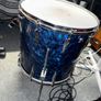Vintage 60s Premier 16 x 15 Floor Tom Diamond Pearloid Blue Image 6