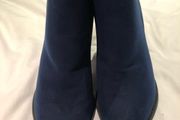 New Look Navy short Boots with glitter heel