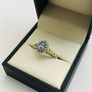 Vintage Tanzanite & Diamond Cluster Ring Image 3