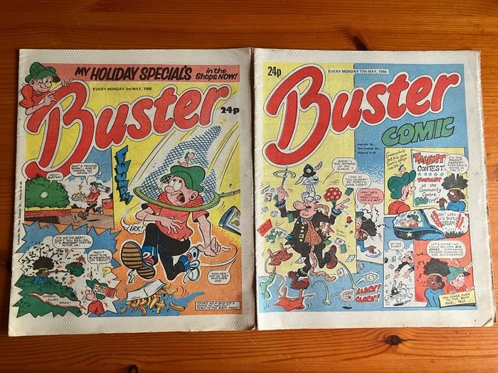 Comics: 'Buster' 1986 (8 magazines)