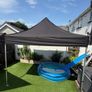 O'Mearas 3m x 3m Commercial Pro 40 Pop Up Shelter - Black in Excellent . Image 3