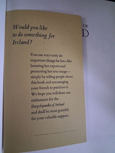 Encyclopaedia of Ireland / Figgis / 1st ed., / 1968