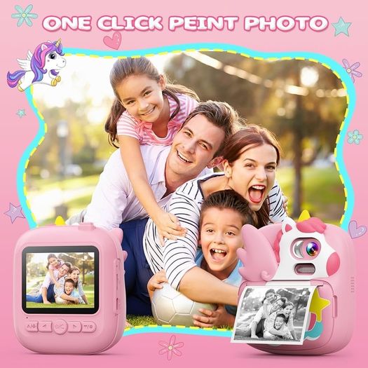 NEW SALE | Instant Camera for Kids with 32G SD Card & Print Photo Paper, 1080P HD Video Toddler Camera
