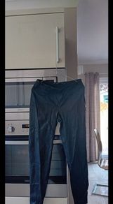 Zara leather look leggings