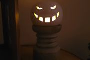 Pumpkin tea light