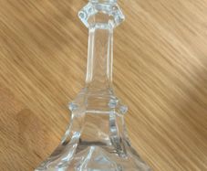 Pair of 8" Tipperary crystal candle sticks never used