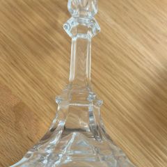Pair of 8" Tipperary crystal candle sticks never used